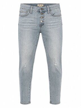 Madewell Size 28 Light Blue 9 In High Rise Skinny Distressed Jeans Casual Denim